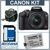 Canon EOS Rebel XS Digital SLR Camera Kit, with EFS 18-55mm IS Lens - Black - Refurbished - with 4GB SD Memory Card, Spare LP-E5 Lithium-Ion Rechargeable Battery, Slinger Camera Bag - FREE: Red Giant Adorama Production Bundle for PC/Mac a $599.00 Retail Value