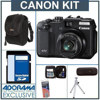 Canon Powershot G12 Compact Camera Kit, with 8GB SD Memory Card, Spare NB-7L Type Lithium-ion Battery, Camera Case, Table Top Tripod, USB 2.0 SD Card Reader, Professional Lens Cleaning Kit