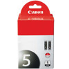 Canon Twin Multi Pack PGI-5 Pigment Black Ink Cartridges 0628B009