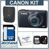 Canon PowerShot S90 IS, Digital Camera Kit - Refurbished - with 4GB SD Memory Card, Spare NB-6L Type Lithium-ion Battery, Camera Case, Professional Lens Cleaning Kit
