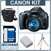 Canon PowerShot SX30 IS, Digital Camera Kit, with 4GB SD Memory Card, Spare NB-7L Type Lithium-ion Battery, Camera Case, Table Top Tripod,