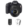 Canon EOS Rebel T3i Digital SLR Camera Kit with Canon EF-S EF-S 18-135mm f/3.5-5.6 IS Lens &amp; EF-S 55-250mm f/4-5.6 IS Lens, FREE: Red Giant Adorama Production Bundle for PC/Mac a $599.00 Retail Value