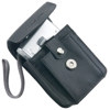 Casio EX-Case20 Black Leather Pouch Style Case for Exilim EX-V7SR and Similar Size Cameras