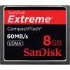 SanDisk 8GB Extreme Compact Flash Memory Card - Up to 60MB/S Read/Write, UDMA Enabled