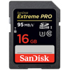 SanDisk 16GB ExtremePRO SDHC Memory Card, 95MB Read Speed