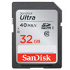 SanDisk 32GB Class 10, Ultra SDHC UHS-I Memory Card, 30MB/s Read Speed