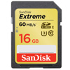 SanDisk 16GB, Extreme Secure Digital High Capacity (SDHC) Memory Card.
