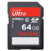 SanDisk 64GB Ultra Secure Digital Extended Capacity, SDXC, Memory Card, Class 6 20MB/Sec Read/Write Speed
