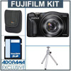 Fujifilm FinePix F750EXR 16MP Digital Camera Black - Bundle - with 16GB SD Memory Card, Camera Case, Table Top Tripod