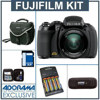 Fujifilm FinePix HS20EXR Digital Camera Kit - Black - with 8GB SD Memory Card, Slinger Camera Bag. USB 2.0 SD Card Reader, Professonal Lens Cleaning Kit, 4 AA Nickel Metal Hydride (NiMH) 2900 mAH Rechargeable Batteries with 4-Hour AA &amp; AAA Quick Charger, 110/220 volt,