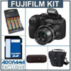 Fujifilm FinePix S2950 Digital Camera Kit - Black - with 8GB SD Memory Card, Camera Case, USB 2.0 SD Card Reader, 4 NiMH Batteries, Charger