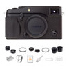 Fujifilm X-PRO1 Digital Camera Body - Bundle - with Fujifilm XF 18mm (27mm) F2.0 Lens, Fujifilm XF 35mm (53mm) F1.4 Lens, Fujifilm XF 60mm (90mm) F2.4 Lens, Spare Fuji NP-W126 Battery,2x 16GB SD Memory Card, Fujifilm LC-XPro1 Leather Case, 2x 52mm Protector, 39mm Protector, USB 2.0 SD Reader