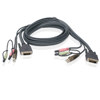 Iogear 6 Foot Dual-Link DVI USB KVM Cable G2L8D02U