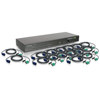 Iogear GCS1716KITU 16-Port USB PS/2 Combo KVM Switch GCS1716KITU
