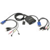 Iogear 2-Port USB Cable KVM Switch GCS72U