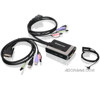 Iogear 2-Port USB DVI-D Cable KVM GCS932UB