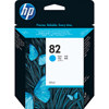 Hewlett Packard - HP #82 Cyan Inkjet Cartridge.