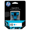 Hewlett Packard - HP # 02 Cyan Ink Cartridge for many Photosmart Inkjet Printers, 4.5ml.