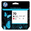 HP 70 Matte Black and Red Printhead C9409A - $53.95