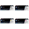 HP Complete 4 Color Toner Set IHPCE32KIT, Hewlett-Packard brand