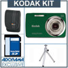 Kodak EasyShare M532 Digital Camera Kit - Green - with 4GB SD Memory Card, Camera Case, Table Top Tripod
