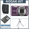 Kodak EasyShare M583 Digital Camera Kit - Purple - with - with 4GB microSDHC Memory Card, Camera Case, Table Top Tripod