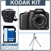 Kodak EasyShare Max Z990 Digital Camera Kit - Black - with 4GB SD Memory Card Camera Case, Table Top Tripod,