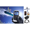 Kodak EasyShare "Burton Edition Bundle" PlaySport Zx5 Digital Video Camera, Multi Colored (Black/Blue/White) with Remote Control, Gripping Tripod, 4GB Memory Card, Micro HDMI Cable, &amp; Camera Case