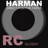Harman Direct Positive RC1M Paper, Resin Coated, Glossy Surface, 4 x 5 Inches, 25 Sheets