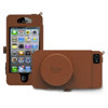 iLuv Premium Leather Camera Case ICA7J344TAN