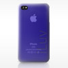 iLuv Soft-coated Translucent Silk Ultra Thin Case ICC733BLU