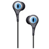 iLuv TEP201 Lightweight and Portable Tatz Scarz Stereo In-Ear Headphones, Gold-Plated 3.5mm Plug - Black