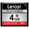 Lexar 4GB, 200x Platinum II High Speed Series, Compact Flash Memory Card