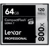Lexar 64GB Professional 800x CompactFlash Card LCF64GCTBNA800, Lexar brand