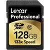 Lexar 128GB, Class 10 133x High Speed Series, Professional Secure Digital High Capacity (SDXC) Memory Card