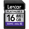 Lexar 16GB Class 10, 200x Platinum II Series Secure Digital Memory Card