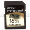 Lexar 16GB, 133x High Speed Series, Professional Secure Digital High Capacity (SDHC) Memory Card