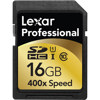 Lexar 16GB Professional 400x SDHC UHS-I Memory Card for Cameras