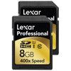 Lexar 8GB Professional 400x SDHC UHS-I Memory Cards LSD8GBCTBNA4002, Computer Systems > Memory Cards & Pocket Storage > Memory Cards > Lexar Memory Cards