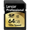 Lexar 64GB, Class 10 133x High Speed Series, Professional Secure Digital High Capacity (SDXC) Memory Card