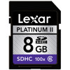 Lexar 8GB 100x Platinum II Series, Secure Digital High Capacity (SDHC) Memory Card