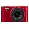 Nikon 1 J1 Digital Camera w/Nikon 10-30mm VR - Red