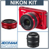 Nikon 1 J1 Mirrorless Digital Camera Two-Lens Wide Angle Kit 27567 D, Cameras & Lenses > Digital Cameras & Accessories > Digital Cameras > Nikon Digital Cameras
