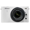 Nikon 1 J1 Mirrorless Digital Camera with Nikon 1 10-30mm VR Zoom Lens - White