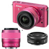 Nikon 1 J2 Mirrorless Digital Camera Two Lens Zoom Kit 27588 B