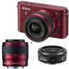 Nikon 1 J2 Mirrorless Digital Camera 2-Lens Zoom Kit 27587 B