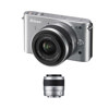 Nikon J2 Digital Camera w/Nikon 10-30mm VR & 30-110mm, Silver