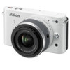 Nikon 1 J2 Mirrorless Camera with 10-30mm (2.7x) Lens, White