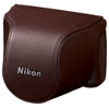 Nikon CB-N2000SA Leather Body Case Set, Brown, for Nikon 1 J1 Digital Camera