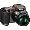 Nikon Coolpix L120 Digital Camera with 14.1 Megapixels, 21x Optical Zoom, 3in LCD Display, HD (720p) Movies, 5 Way Image Stabilization System, Bronze